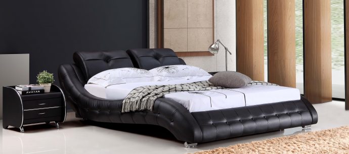 מיטה דגם טוקיו – שחור