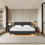 מיטה דגם בייסיק - שחור + מזרן מתנה