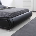 מיטה דגם קינג + ארגז מצעים (שחור)