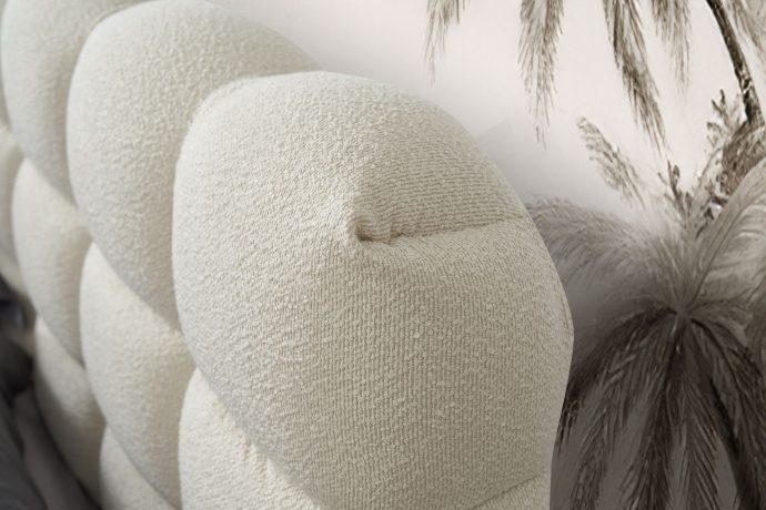 מיטה דגם אור - שמנת בוקלה + מזרן במתנה