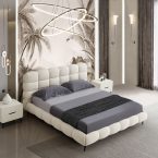 מיטה דגם אור - שמנת בוקלה + מזרן במתנה