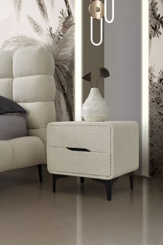 מיטה דגם אור - שמנת בוקלה + מזרן במתנה