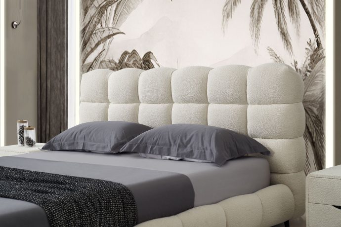 מיטה דגם אור - שמנת בוקלה + מזרן במתנה