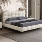 מיטה דגם אור - שמנת בוקלה + מזרן במתנה