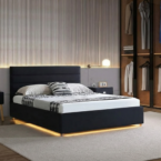 מיטה דגם עדן - שחור + ארגז מצעים ומזרן מתנה