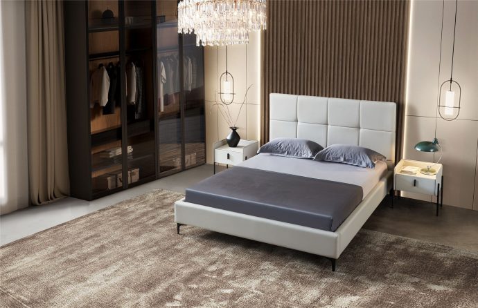 מיטה דגם שירה - אפור + מזרן מתנה