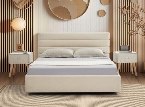 מיטה דגם עדן- שמנת + ארגז מצעים ומזרן מתנה