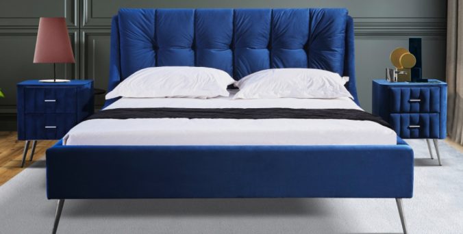 מיטה דגם רויאל - כחול