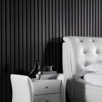 מיטה דגם קינג + ארגז מצעים (לבן)