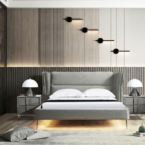 מיטה דגם דרים - אפור + מזרן מתנה