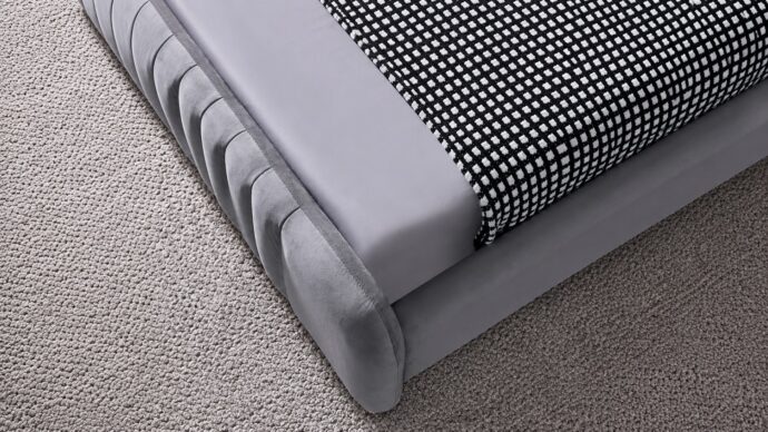 מיטה דגם גאיה - אפור + מזרן מתנה