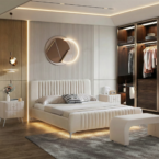 מיטה דגם גאיה - שמנת + מזרן מתנה