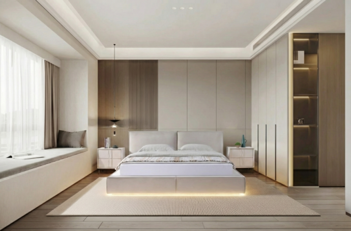 מיטה דגם בריסל - שמנת + מזרן מתנה