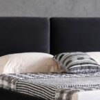 Milan model bed - black + gift mattress