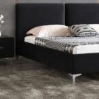 Milan model bed - black + gift mattress
