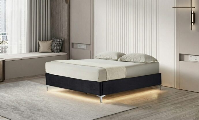 מיטה דגם אמריקה - שחור + מזרן מתנה