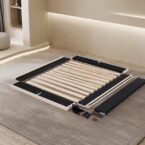America model bed - cream + gift mattress