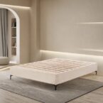 America model bed - cream + gift mattress