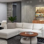 סלון דגם פלורידה שמנת כולל שזלונג