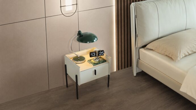 Ella model bed - gray + mattress as a gift