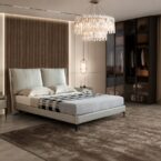 Ella model bed - gray + mattress as a gift