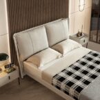Ella model bed - gray + mattress as a gift