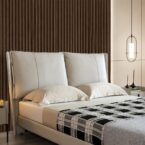 Ella model bed - gray + mattress as a gift