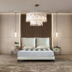 Ella model bed - gray + mattress as a gift