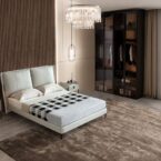 Ella model bed - gray + mattress as a gift