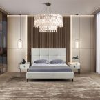 מיטה דגם שירה - אפור + מזרן מתנה