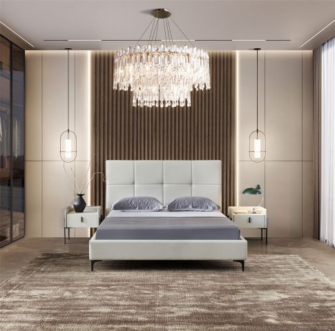 מיטה דגם שירה - אפור + מזרן מתנה