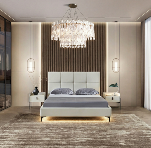 מיטה דגם שירה - אפור + מזרן מתנה