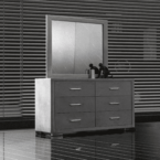 קומודה דגם סילבר - אפור