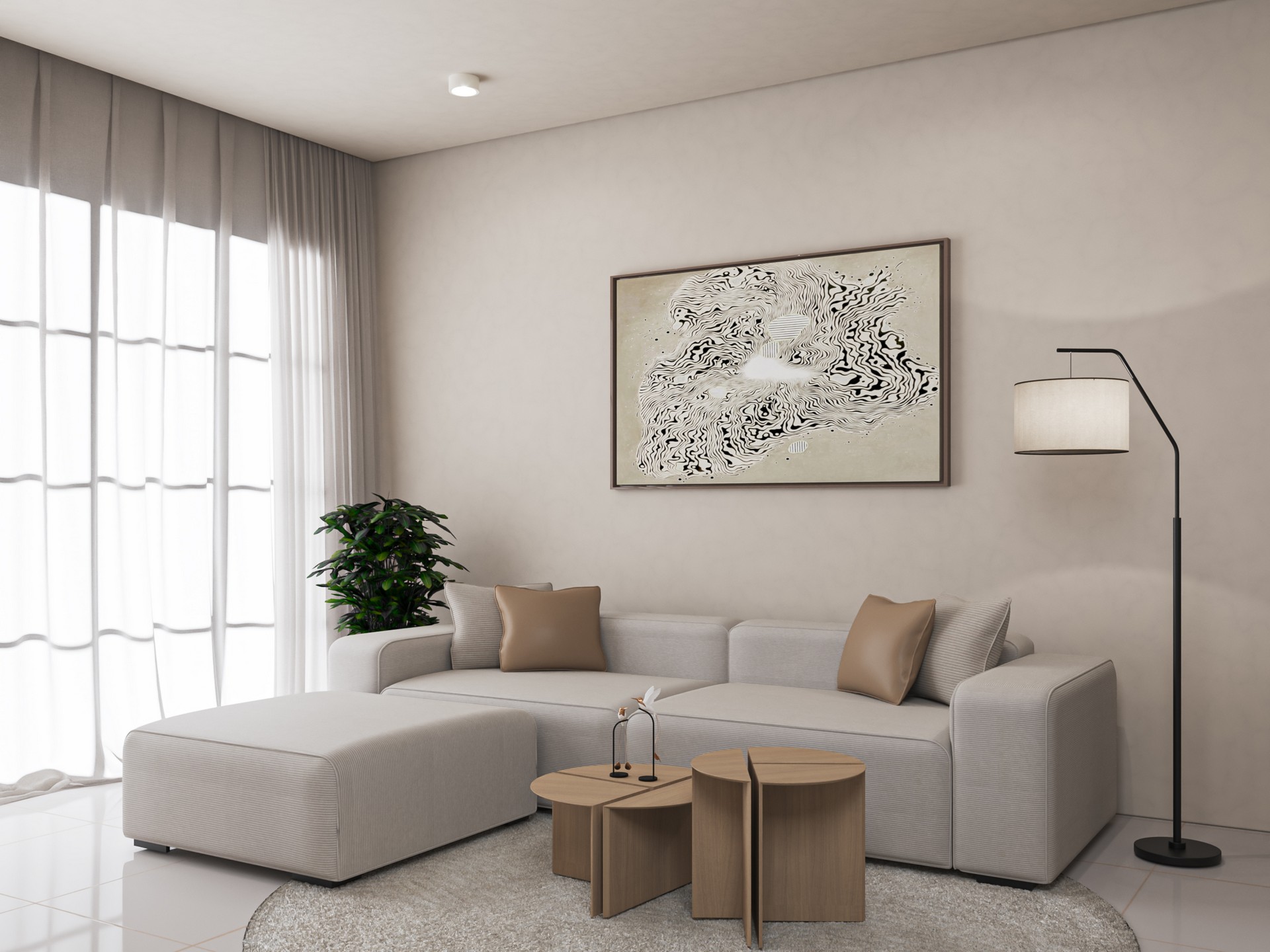 Soggiorno Elite Cream City Furniture