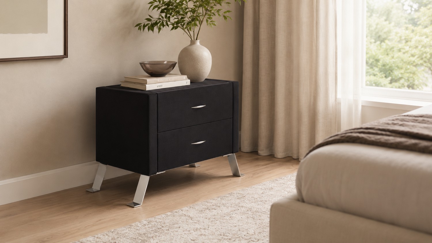 Dresser model silver - black - the city furniture Dresser model silver - black - the city furniture