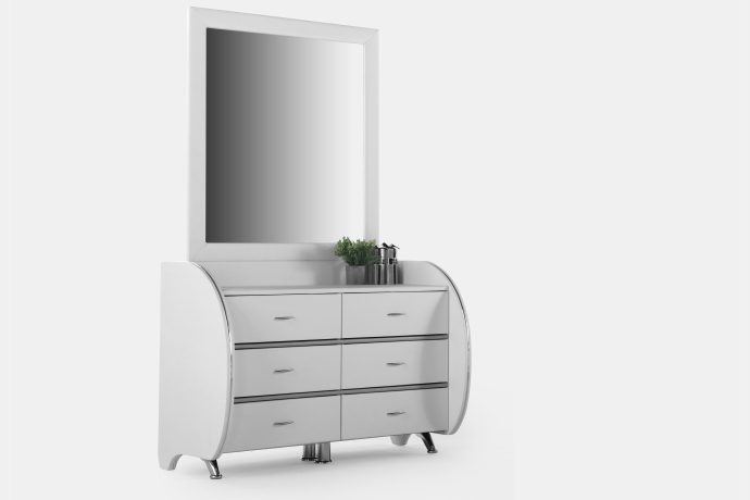 קומודה דגם טוקיו - לבן