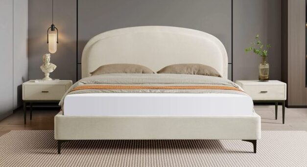 מיטה דגם אביב - שמנת + מזרן מתנה