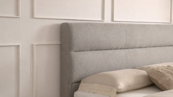 Sharon model bed - gray + gift mattress