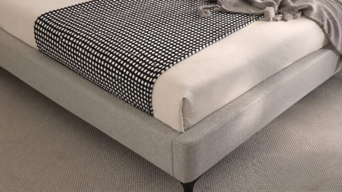 Sharon model bed - gray + gift mattress