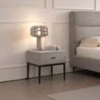 Sharon model bed - gray + gift mattress