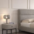 מיטה דגם שרון - אפור + מזרן מתנה