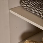 ארון דגם שירן - 6 דלתות סהרה גב בגוון עץ + תאורה