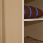 ארון דגם שירן - 6 דלתות סהרה גב בגוון עץ + תאורה