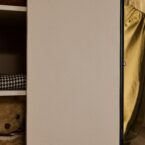 ארון דגם שירן - 6 דלתות סהרה גב בגוון עץ + תאורה