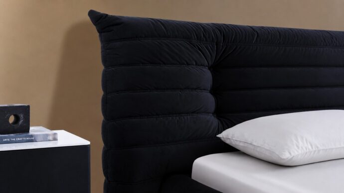 מיטה דגם אורלנדו - שחור + מזרן מתנה