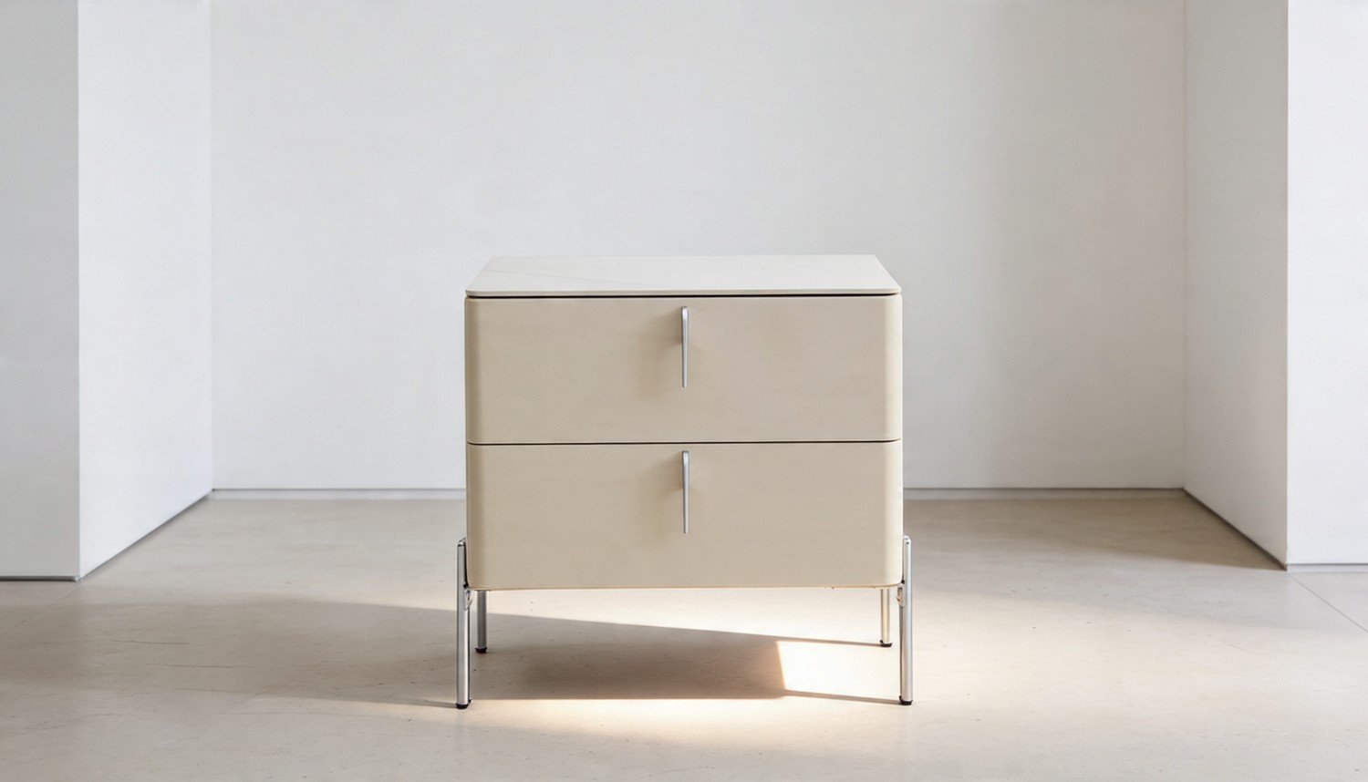 שידה דגם אורלנדו - שמנת