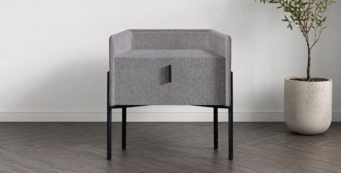 שידה דגם ריו - אפור