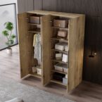 ארון דגם אסף - 4 דלתות גוון אלון