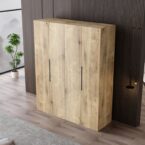 ארון דגם אסף - 4 דלתות גוון אלון