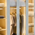 ארון דגם גלעד - 6 דלתות גוון שמנת + תאורה